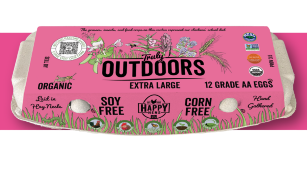Happy Hens Truly Outdoors Eggs - 1 Dozen Organic Extra Large Eggs