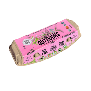 Happy Hens Truly Outdoors Eggs - 1 Dozen Organic Large Eggs