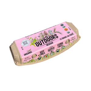 Happy Hens Truly Outdoors Eggs - 1 Dozen Organic Medium Eggs
